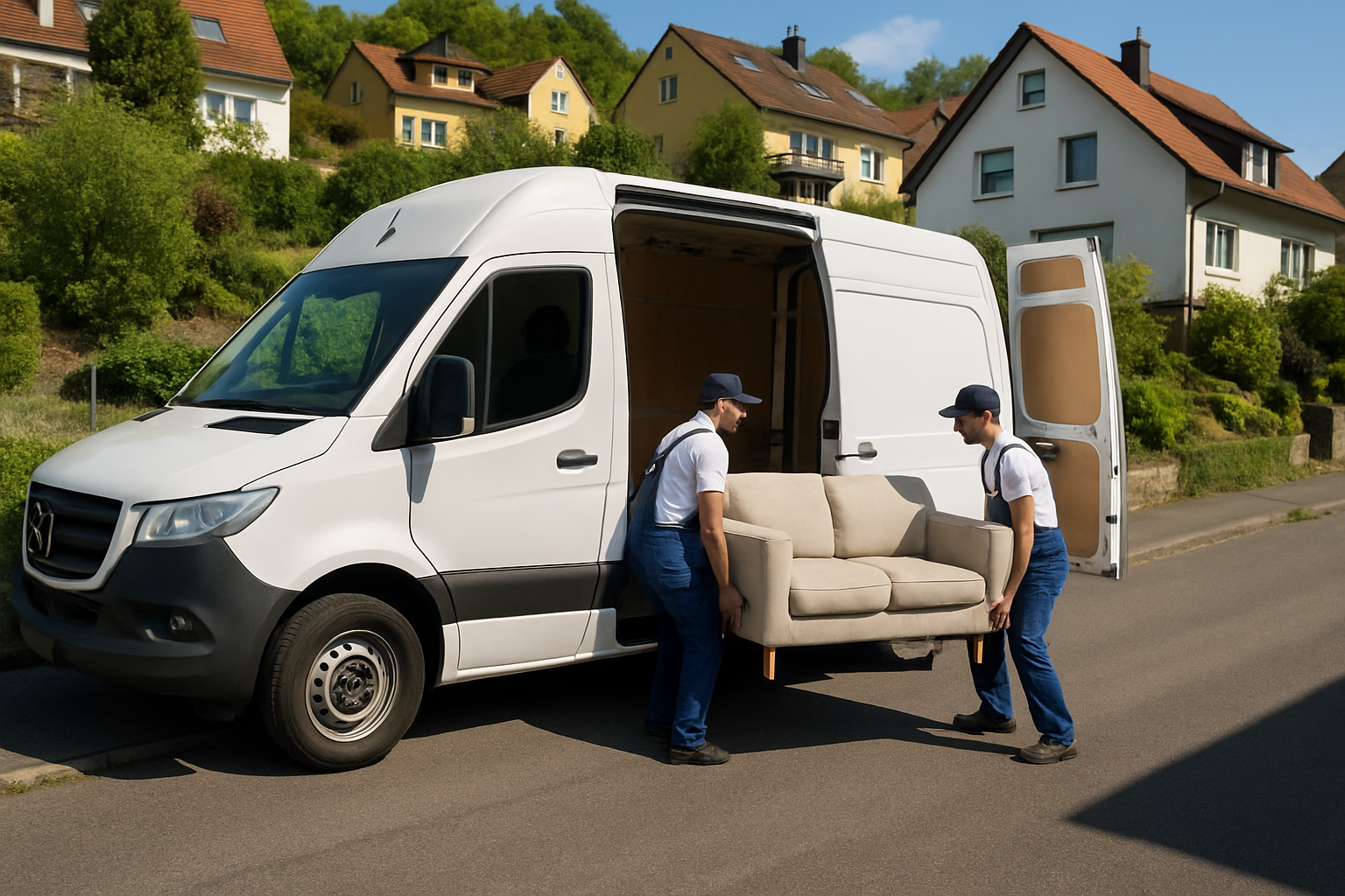 Umzug in Hanglage Hasten Kremenholl